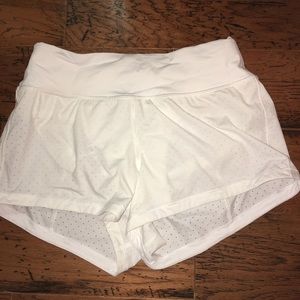 Lululemon white shorts, size 4